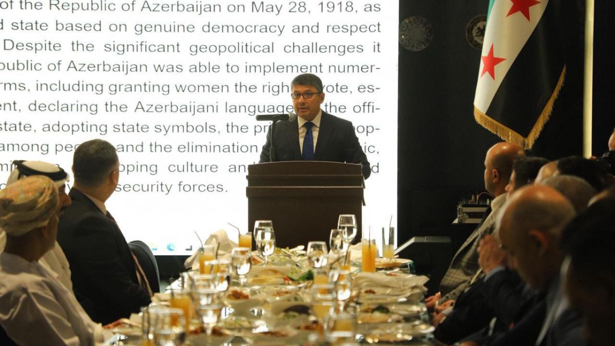 Suriyada Azərbaycanın Müstəqillik Günü qeyd edilib