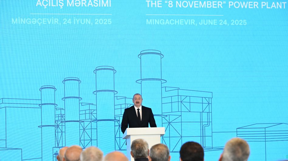 Azərbaycan Prezidenti: Bir çox ölkələr Azərbaycan qazından istifadə edib öz enerji təhlükəsizliyini təmin edir