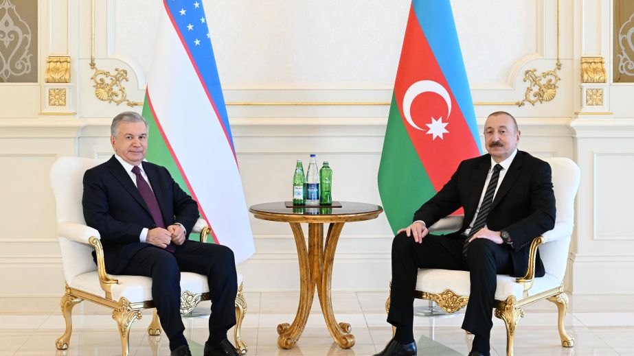 Azərbaycan və Özbəkistan prezidentlərinin təkbətək görüşü olub - YENİLƏNİB