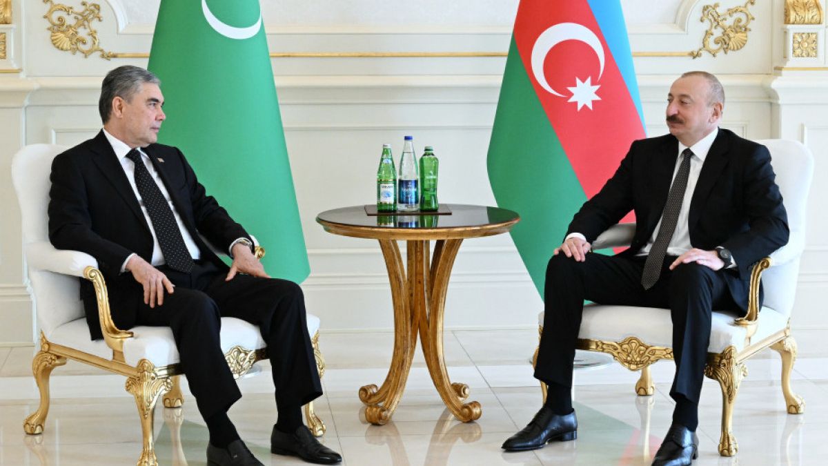 Prezident İlham Əliyevin Qurbanqulu Berdiməhəmmədov ilə görüşü olub